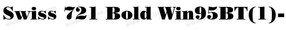 Swiss 721 Bold Win95BT(1)字体转换